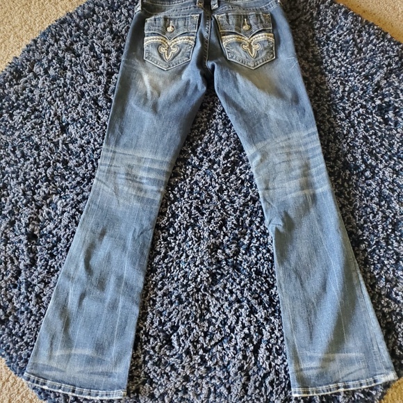 ROCK REVIVAL "ARDA" Faux Flap Pocket Easy Boot Jeans 31x31 - Picture 7 of 10